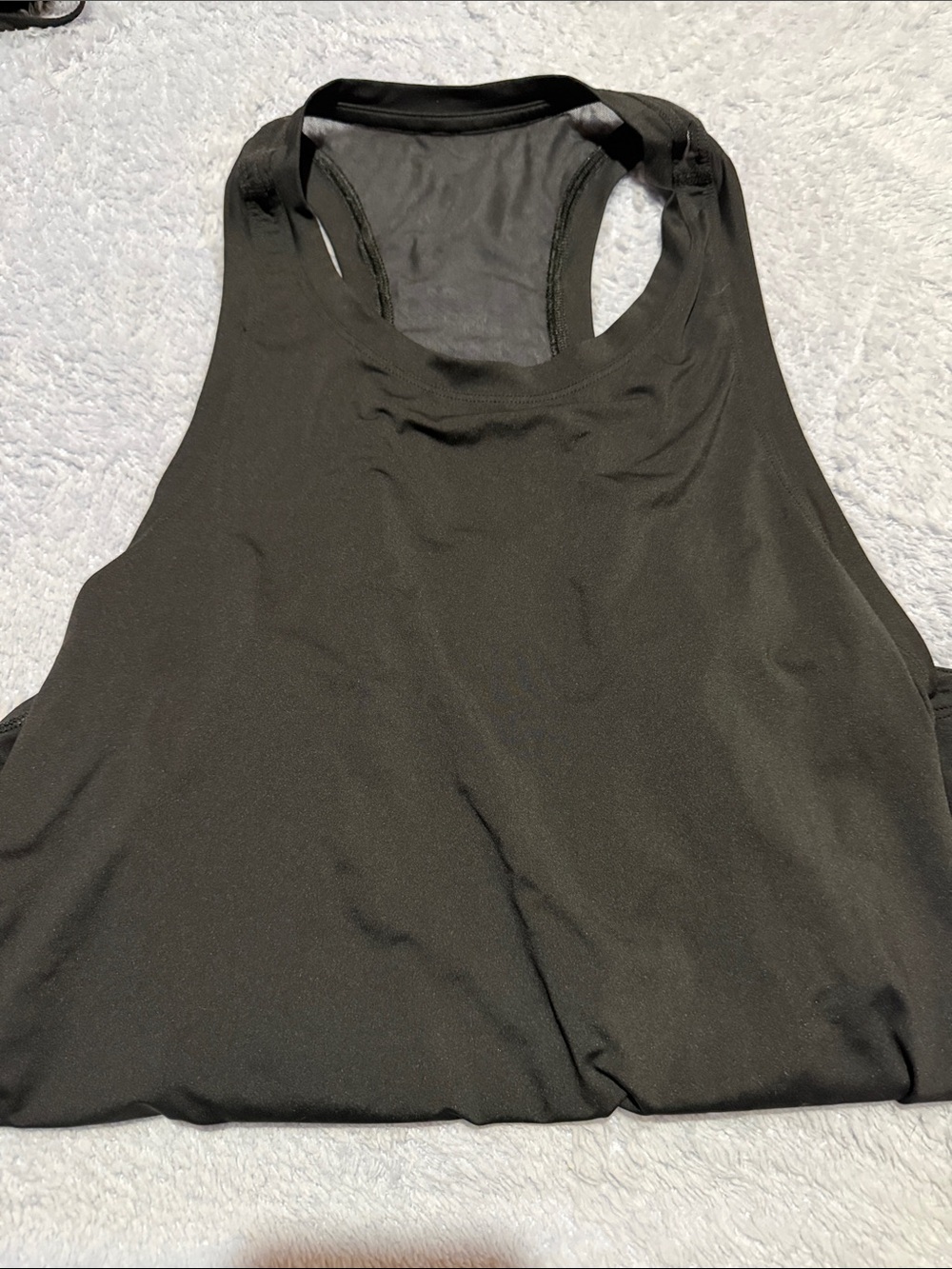 all in motion Black Racerback Performance Tank